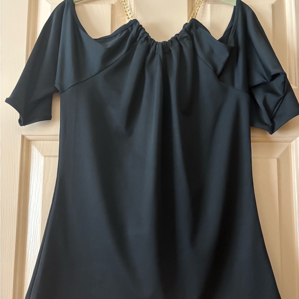 Elegant Black Off-Shoulder Top